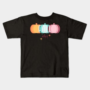 Fall Vibes Kids T-Shirt